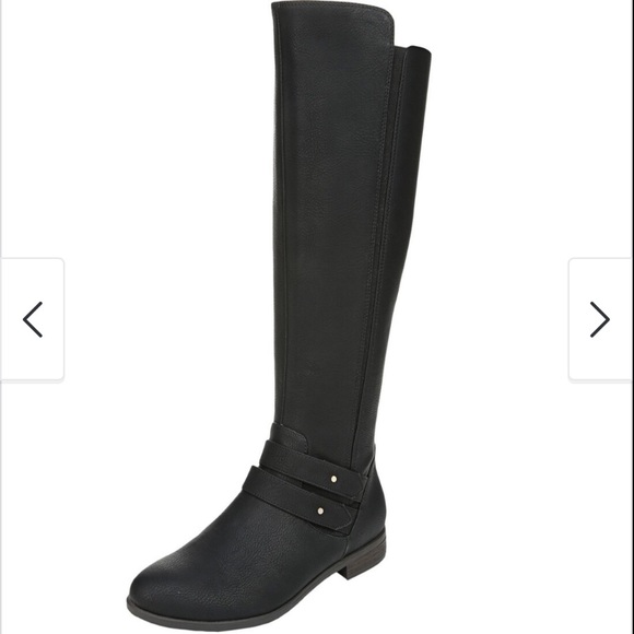 New Dr. Scholl's Womens Reach for it Riding Boots Leather Wide Calf - Picture 8 of 13